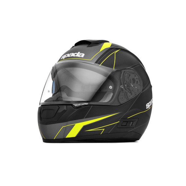 Spada Spada Helmet Linear Matt Black/Yellow/Anthracite